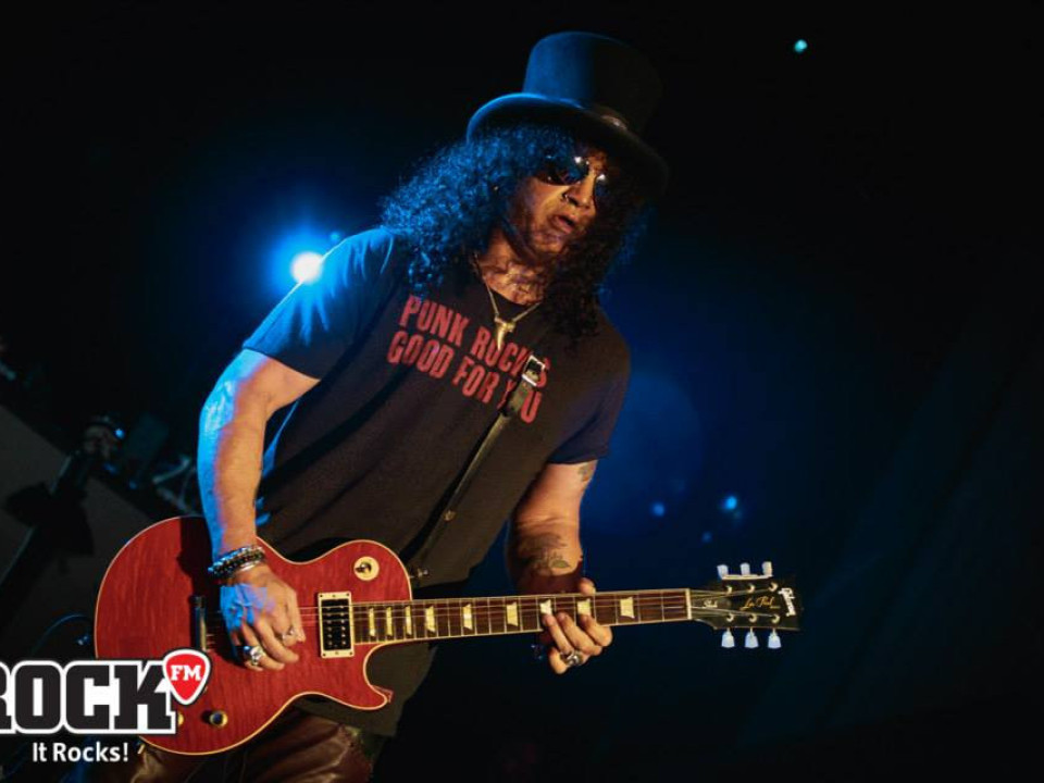 Slash lucrează la material nou pentru Guns N' Roses