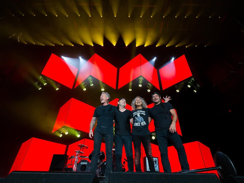 Metallica sărbătorește patruzeci de ani de existență cu două spectacole difuzate online