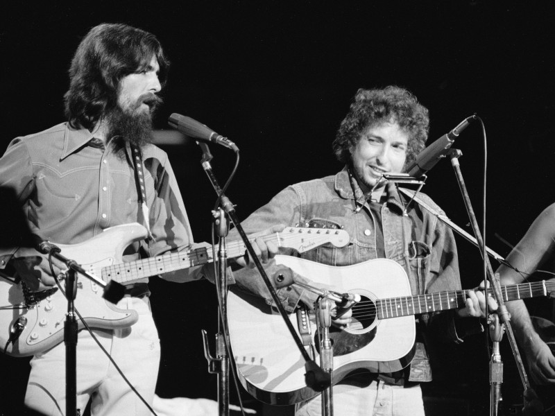 Lansare surpriză Bob Dylan, "Ultra-Rare 1970 George Harrison Sessions"