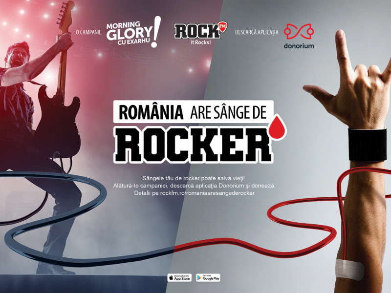 Rezultate record după 4 zile de campanie „România are sânge de rocker”