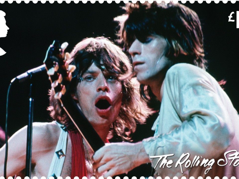 The Rolling Stones va fi onorată de Royal Mail cu un set de 12 timbre omagiale