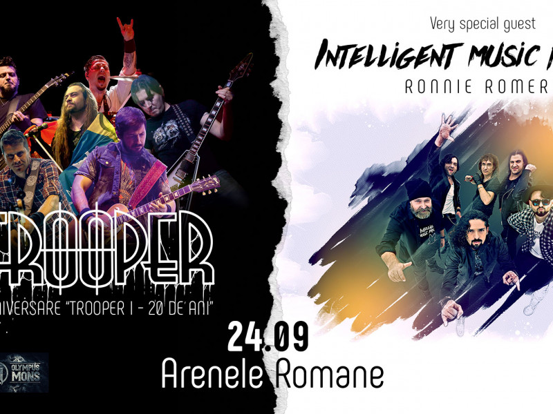 Trooper și Intelligent Music Project, concert special în spetembrie