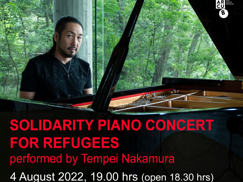 Pianistul japonez Tempei Nakamura, concert la București pentru refugiații ucraineni