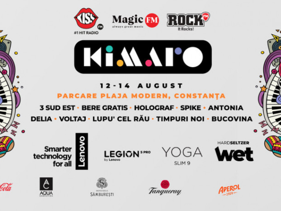 KIMARO 2022: Programul celor trei zile de distracție și muzică live