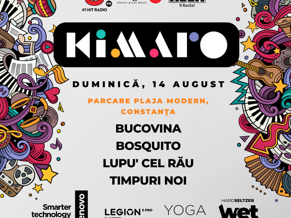 Tot ceea ce trebuie să știi despre seara rock de la KIMARO: ordinea intrării pe scenă, bilete VIP, info despre cardurile pentru mâncare și băutură