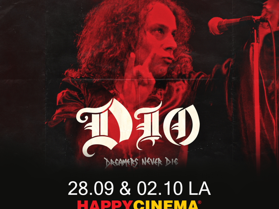 Proiecții ale documentarului „Dio: Dreamers Never Die” la Happy Cinema