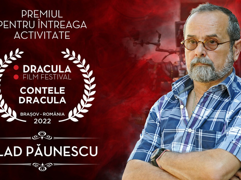 Vlad Păunescu, primul român care devine „Conte Dracula” la Dracula Film Festival: „Mi-e teamă că va trebui să încetinim motoarele”
