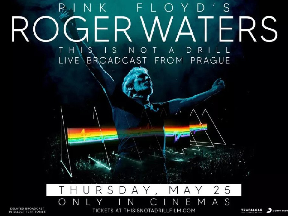 Roger Waters va difuza live în peste 50 de țări concertul „This Is Not A Drill” din Praga