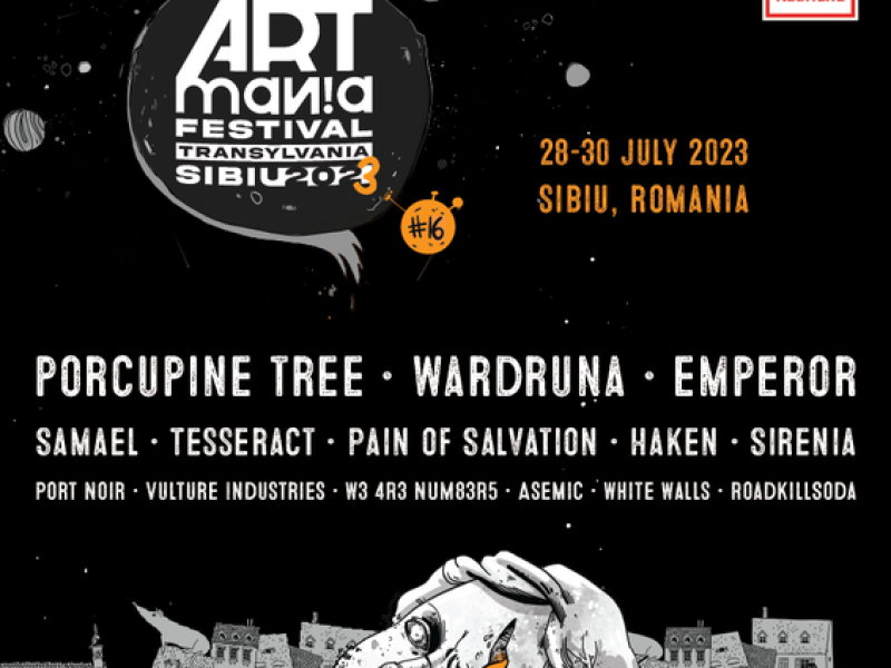 Sirenia, We Are Numbers, White Walls, RoadkillSoda şi Asemic completează line-up-ul ARTmania Festival