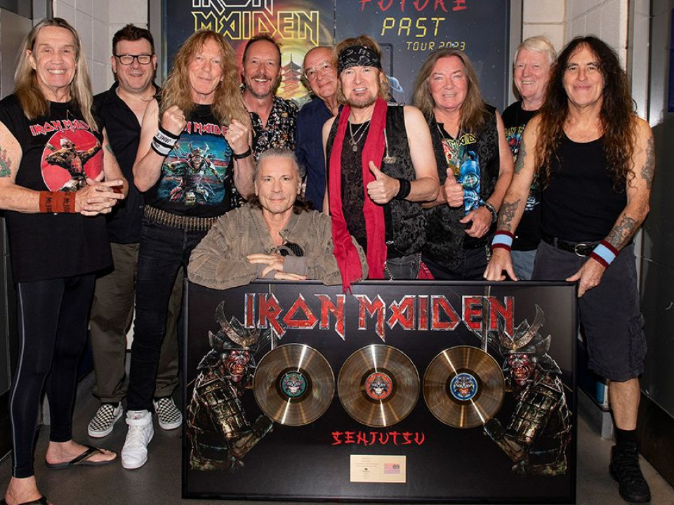 Albumul „Senjutsu” al celor de la Iron Maiden a fost certificat cu aur