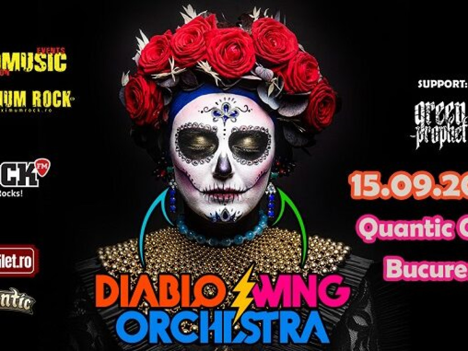 Green Prophet va cânta pe 15 septembrie în deschiderea concertului suedezilor Diablo Swing Orchestra