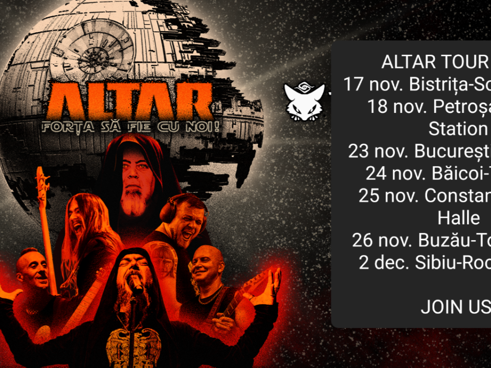 ALTAR își așteaptă fanii la următoarele date din „Forța să fie cu noi TOUR 2023”