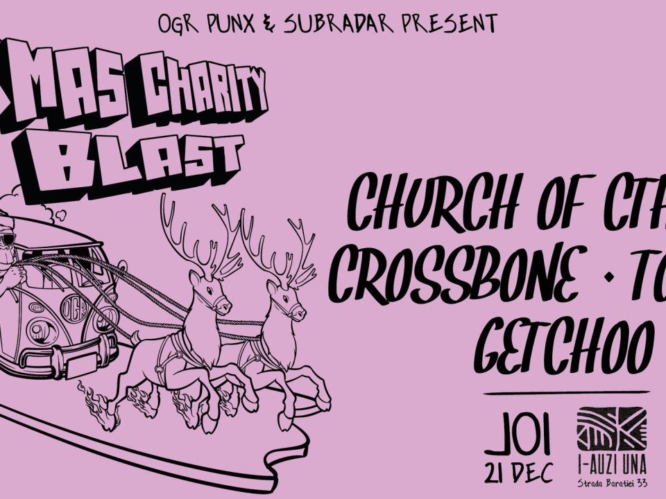 Rock The Underground: „X-mas Charity Blast” – un super concert de Crăciun pentru o cauză nobilă