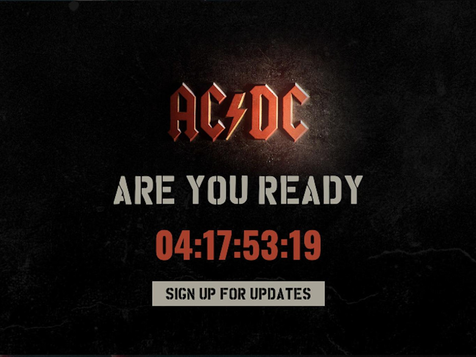AC/DC a pornit cronometrul! Sunteți pregătiți?!
