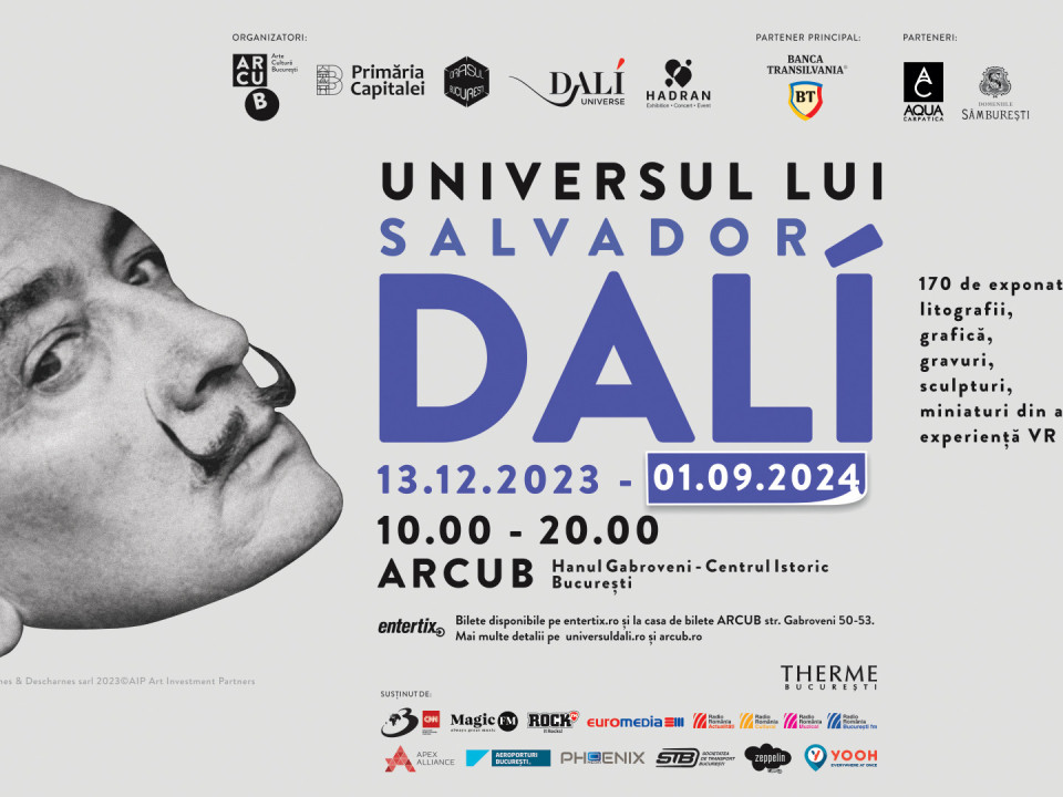 „Universul lui Salvador Dali” continuă până la 1 septembrie, la Arcub